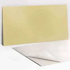 Tulup Panneau autocollant 100x50 cm Couleur jaune 1 pcs- Panneau Mural Décoratif