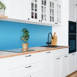 Tulup Panneau Mural Décoratif<Panneau autocollant 100x50 cm Couleur bleue 1 pcs