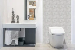 Tulup Panneau autocollant 100x50 cm Texture du béton 1 pcs- Panneau Mural Décoratif