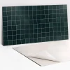 Tulup Panneau autocollant 100x50 cm Mosaïque vert bouteille 1 pcs- Panneau Mural Décoratif