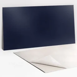 Tulup Panneau autocollant 100x50 cm Couleur bleu marine 1 pcs- Panneau Mural Décoratif