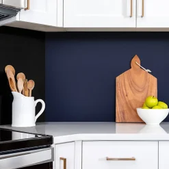 Tulup Panneau autocollant 100x50 cm Couleur bleu marine 1 pcs- Panneau Mural Décoratif