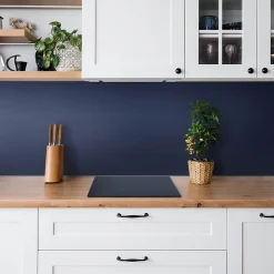 Tulup Panneau autocollant 100x50 cm Couleur bleu marine 1 pcs- Panneau Mural Décoratif