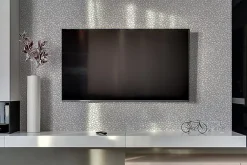 Tulup Panneau Mural Décoratif<Panneau autocollant 100x50 cm Mosaïque grise 1 pcs
