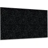 Tulup Panneau Mural Décoratif<Panneau autocollant 100x50 cm Sol noir classique 1 pcs