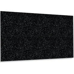Tulup Panneau Mural Décoratif<Panneau autocollant 100x50 cm Sol noir classique 1 pcs