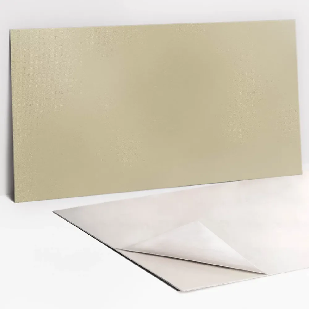 Tulup Panneau Mural Décoratif<Panneau autocollant 100x50 cm Couleur beige 1 pcs