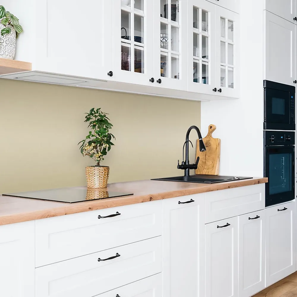 Tulup Panneau Mural Décoratif<Panneau autocollant 100x50 cm Couleur beige 1 pcs