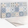 Tulup Panneau autocollant 100x50 cm Mosaïque ornementale 1 pcs- Panneau Mural Décoratif