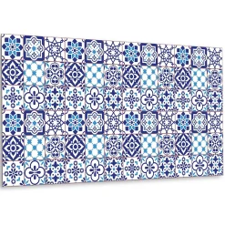 Tulup Panneau autocollant 100x50 cm Motif azulejo 1 pcs- Panneau Mural Décoratif