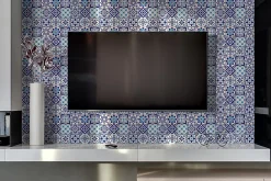 Tulup Panneau autocollant 100x50 cm Motif azulejo 1 pcs- Panneau Mural Décoratif