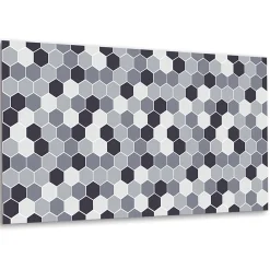 Tulup Panneau autocollant 100x50 cm Hexagone 1 pcs- Panneau Mural Décoratif