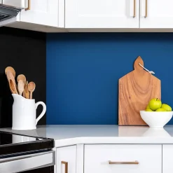 Tulup Panneau Mural Décoratif<Panneau autocollant 100x50 cm Couleur bleue 1 pcs
