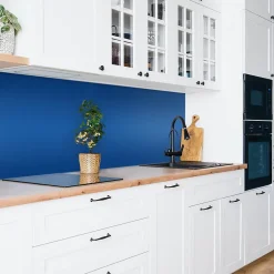 Tulup Panneau Mural Décoratif<Panneau autocollant 100x50 cm Couleur bleue 1 pcs