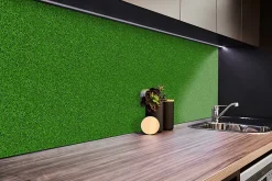 Tulup Panneau Mural Décoratif<Panneau autocollant 100x50 cm Texture de l'herbe 1 pcs