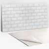 Tulup Panneau autocollant 100x50 cm Briques modernes 1 pcs- Panneau Mural Décoratif