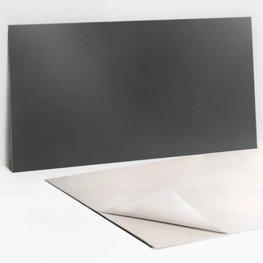 Tulup Panneau autocollant 100x50 cm Couleur gris 1 pcs- Panneau Mural Décoratif