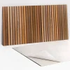 Tulup Panneau Mural Décoratif<Panneau autocollant 100x50 cm Lattes de bois 1 pcs