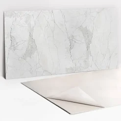 Tulup Panneau Mural Décoratif<Panneau autocollant 100x50 cm Marbre délicat 1 pcs