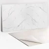 Tulup Panneau autocollant 100x50 cm Marbre clair 1 pcs- Panneau Mural Décoratif
