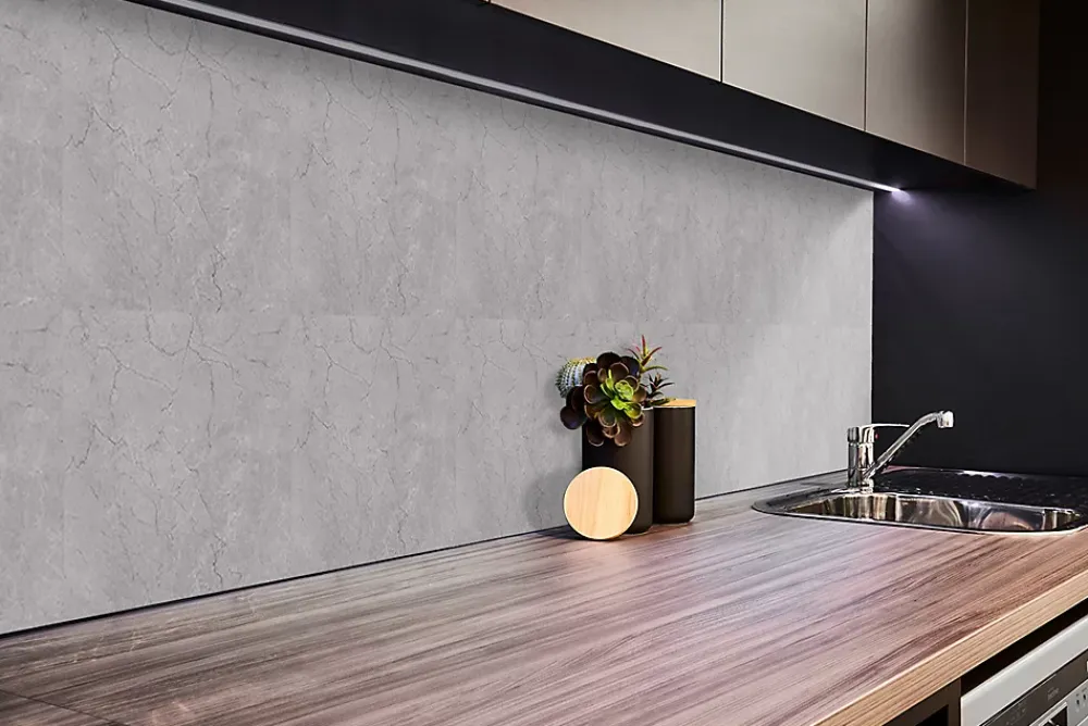 Tulup Panneau autocollant 100x50 cm Béton fissuré 1 pcs- Panneau Mural Décoratif