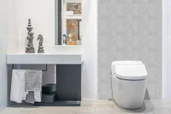 Tulup Panneau autocollant 100x50 cm Béton fissuré 1 pcs- Panneau Mural Décoratif
