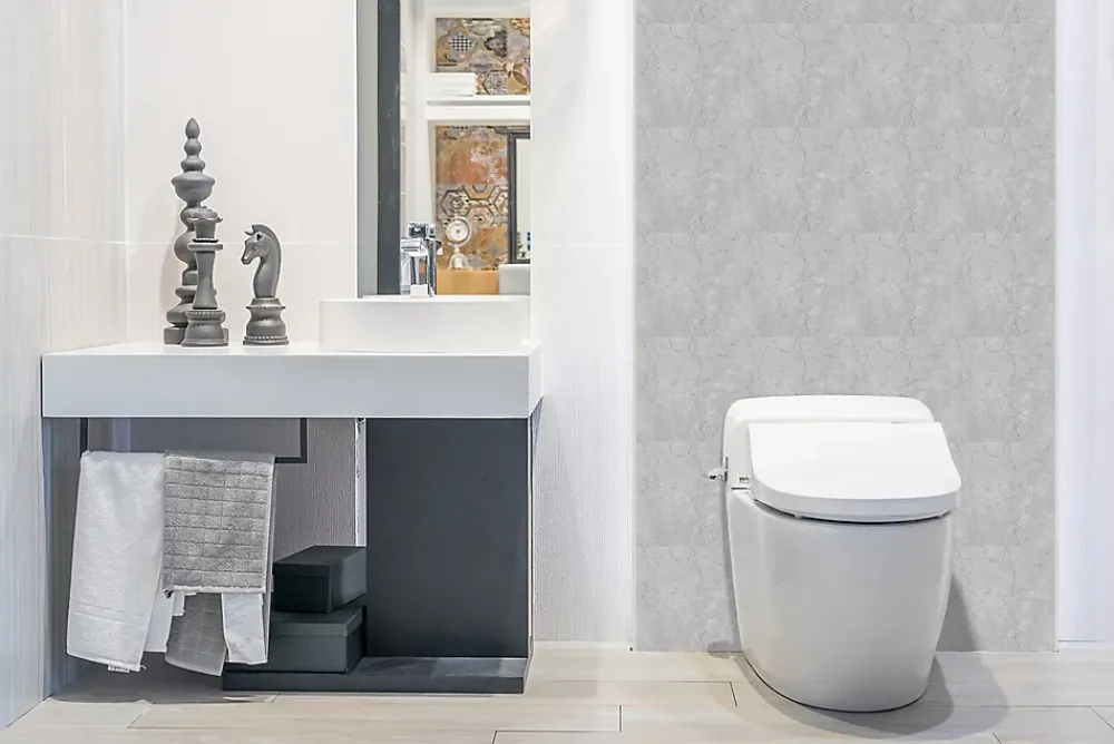 Tulup Panneau autocollant 100x50 cm Béton fissuré 1 pcs- Panneau Mural Décoratif