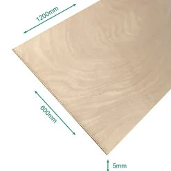 Forestea Panneau Bois, Osb, Mdf<Panneau contreplaqué okoumé twin 1200 x 600 x 5 mm