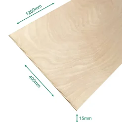 Forestea Panneau contreplaqué powerplex bio 1200 x 400 x 15 mm- Panneau Bois, Osb, Mdf