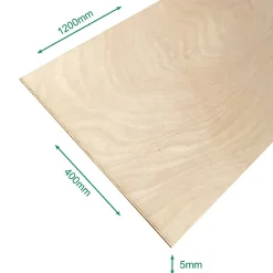 Forestea Panneau contreplaqué powerplex bio 1200 x 400 x 5 mm- Panneau Bois, Osb, Mdf