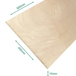 Forestea Panneau contreplaqué powerplex bio 800 x 400 x 10 mm- Panneau Bois, Osb, Mdf