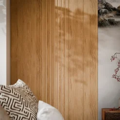 Radex Panneau Décoratif En Bois|Panneau Bois, Osb, Mdf<Panneau décoratif à lamelles Python en mdf imitation chêne 275X60 cm