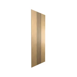 Radex Panneau décoratif à lamelles Python en mdf imitation chêne fond noir 275X90 cm- Panneau Décoratif En Bois|Panneau Bois, Osb, Mdf