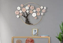 Mauro Ferretti Panneau décoratif 3D en métal multicolore cm 101x6x72- Panneau Tasseau Bois