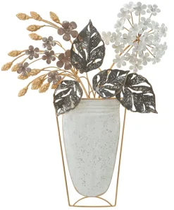 Mauro Ferretti Panneau Tasseau Bois<Panneau décoratif 3D en métal multicolore cm 45,5x7,5x53
