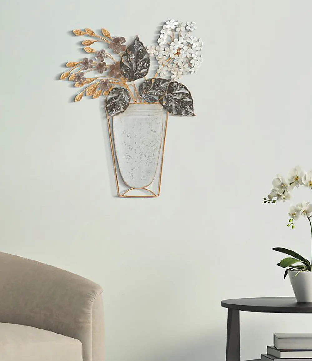 Mauro Ferretti Panneau Tasseau Bois<Panneau décoratif 3D en métal multicolore cm 45,5x7,5x53