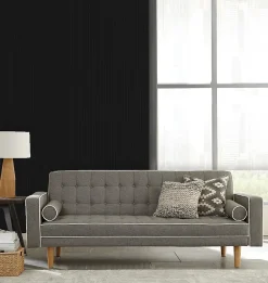 Foge Panneau Décoratif En Bois<Panneau décoratif fraisé Caiman noir L.280x l.60cm Ep. 1,5cm
