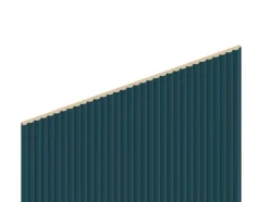 Foge Panneau décoratif fraisé Caiman bleu L.280x l.60cm Ep. 1,5cm- Panneau Décoratif En Bois