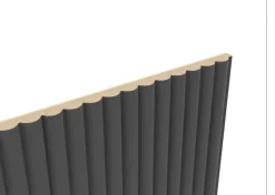 Foge Panneau Décoratif En Bois<Panneau décoratif fraisé Caiman gris L.280x l.60cm Ep. 1,5cm