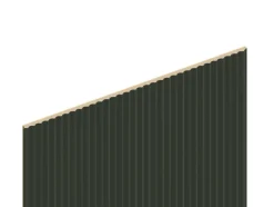 Foge Panneau décoratif fraisé Serval vert foncé L.280x l.60cm Ep. 1,5cm- Panneau Décoratif En Bois