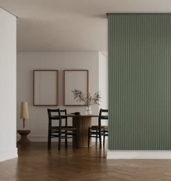 Foge Panneau Décoratif En Bois<Panneau décoratif fraisé Serval vert olive L.280x l.60cm Ep. 1,5cm