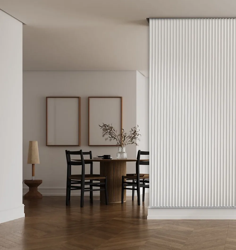 Foge Panneau décoratif fraisé Serval blanc L.280x l.60cm Ep. 1,5cm- Panneau Décoratif En Bois