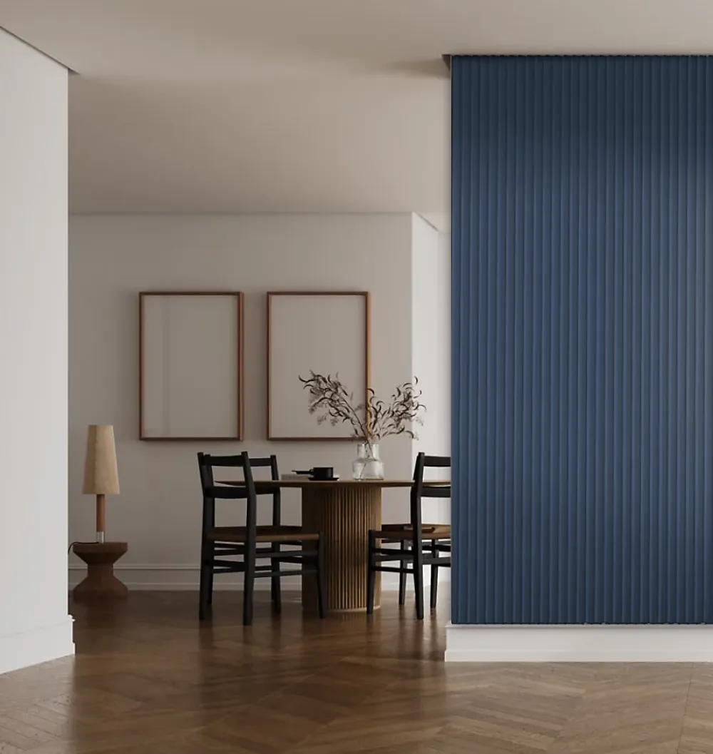 Foge Panneau Décoratif En Bois<Panneau décoratif fraisé Serval bleu L.280x l.60cm Ep. 1,5cm