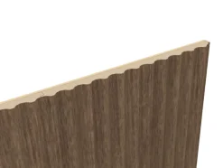 Foge Panneau décoratif fraisé Serval effet noyer L.280x l.60cm Ep. 1,5cm- Panneau Décoratif En Bois