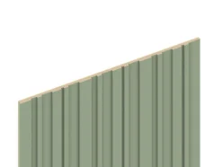 Foge Panneau décoratif fraisé Wallaby vert olive L.280x l.60cm Ep. 1,5cm- Panneau Décoratif En Bois
