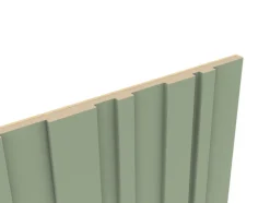 Foge Panneau décoratif fraisé Wallaby vert olive L.280x l.60cm Ep. 1,5cm- Panneau Décoratif En Bois