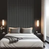 Foge Panneau décoratif fraisé Wallaby noir L.280x l.60cm Ep. 1,5cm- Panneau Décoratif En Bois