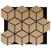 Atmosphera Créateur D'Intérieur Panneau Tasseau Bois<Panneau décoratif mural Clint beige 56x69cm - Atmosphera