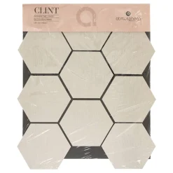 Atmosphera Créateur D'Intérieur Panneau décoratif mural Clint beige lin 56x69cm - Atmosphera- Panneau Tasseau Bois