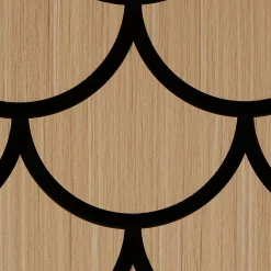 Atmosphera Créateur D'Intérieur Panneau Tasseau Bois<Panneau décoratif mural Clint beige 64x66cm - Atmosphera